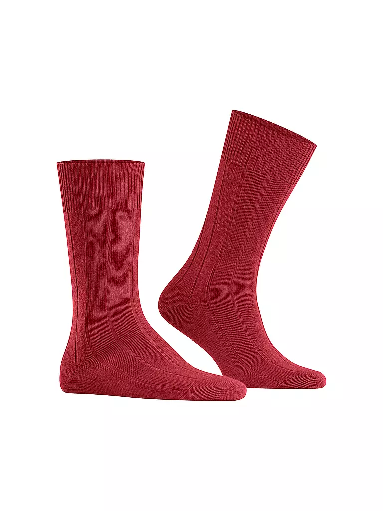 FALKE Socken LHASA RIB ingle rot