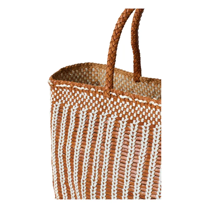 Dragon Diffusion Panier Bali Bicolore Large | Caramel