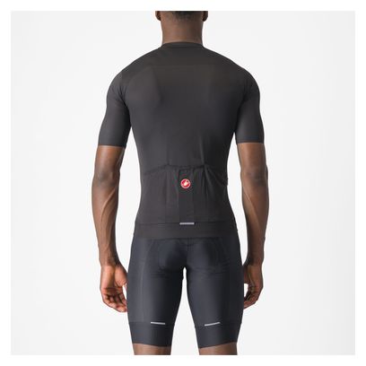 Maillot Manches Courtes Castelli Elements Noir