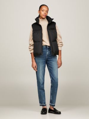 Colete puffer de nylon reciclado estilo Nova York