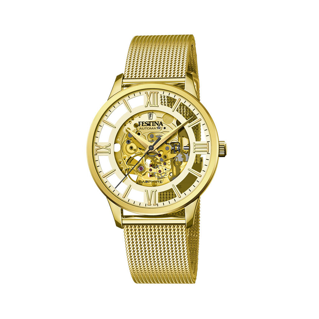 Montre Festina Automatic Doré