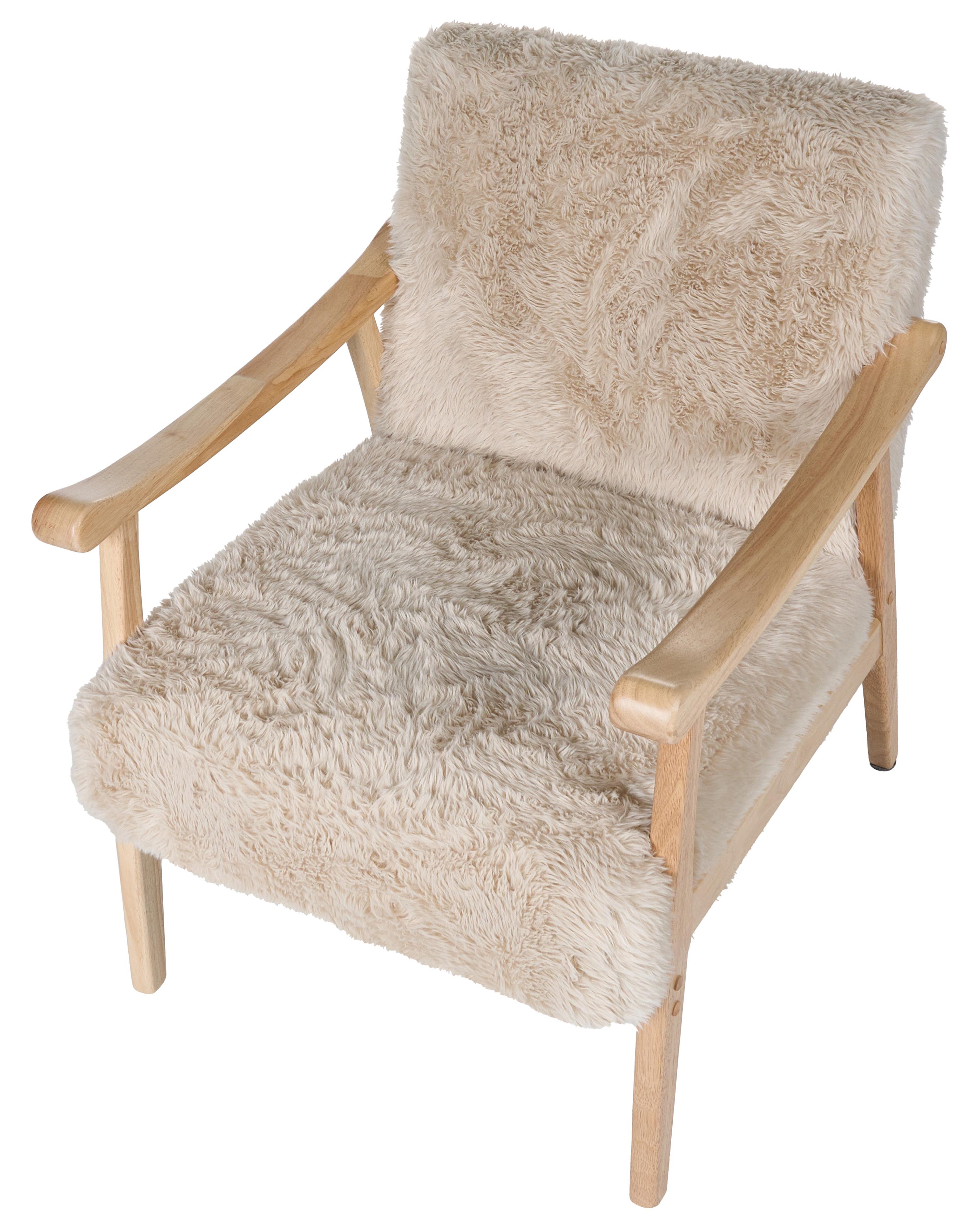 Fauteuil LEKNES Nepbont Lichtbeige