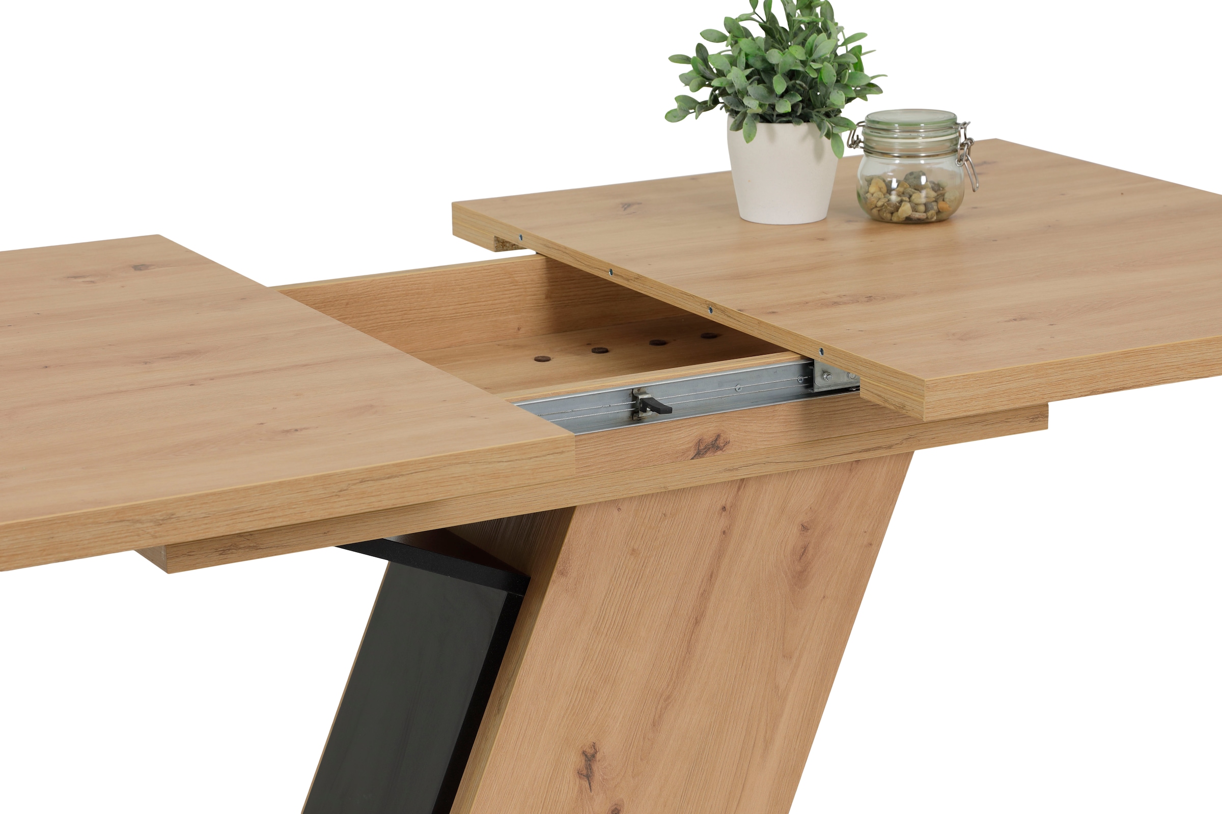 HELA Essgruppe »Luise I G Tisch Sitzbank Stühle« Set, 4 Stk. tlg. Ausziehtisch 140 - 180 cm Esszimmer Bestseller