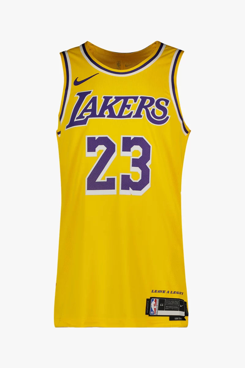 Nike Los Angeles Lakers Icon Edition LeBron James Herren Basketballtrikot