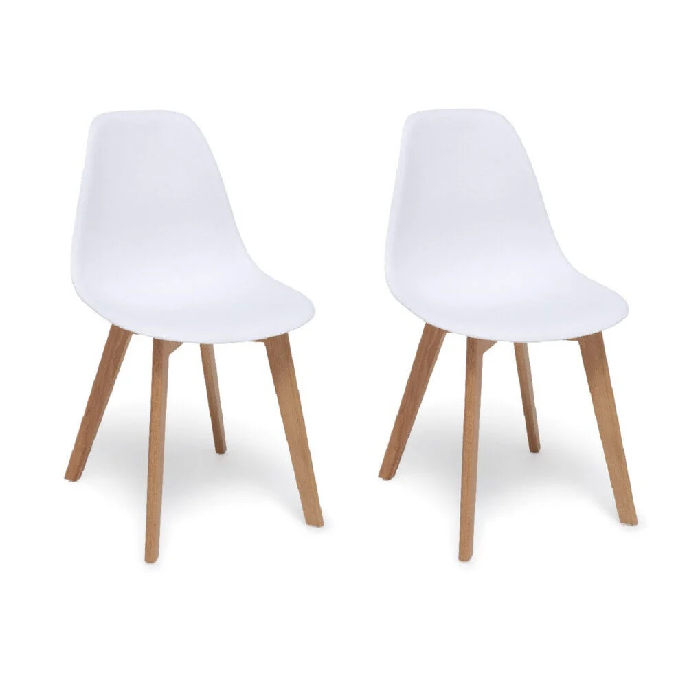 Chaise Chloé blanche x 2