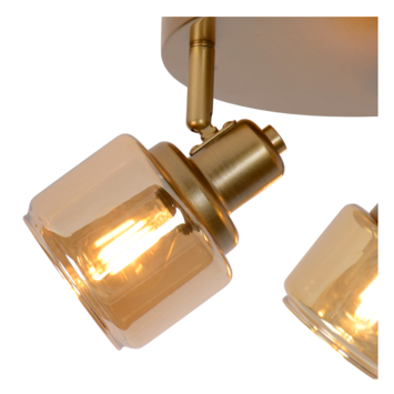 Lucide plafonspot Bjorn Ø38 cm goud