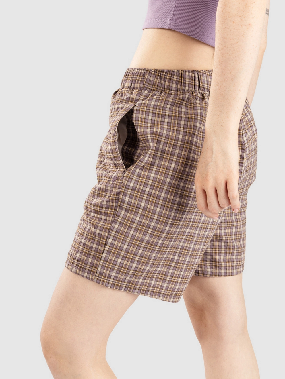 Worship Supplies Tempation Long Boxer Shorts purple reign