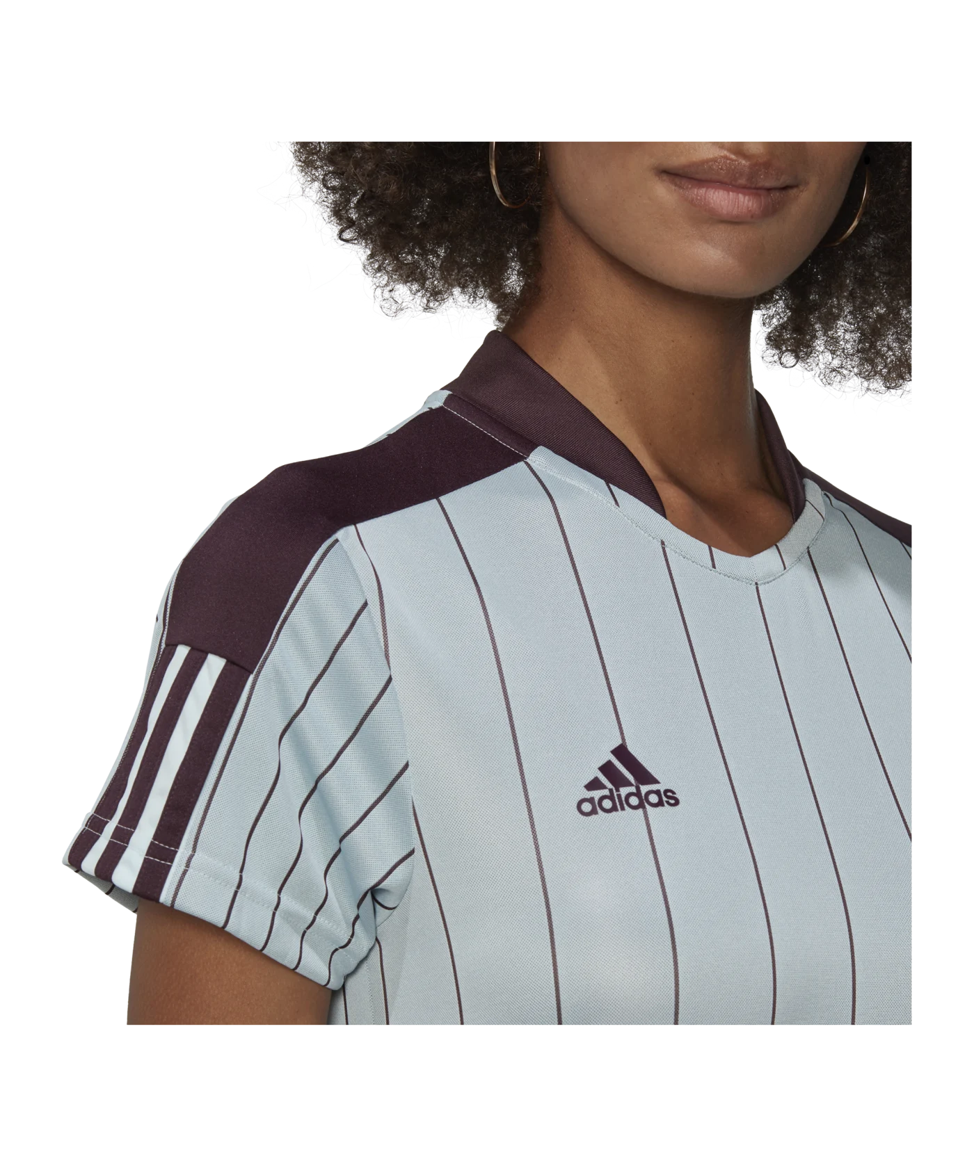 adidas Tiro Trainingsshirt Damen Blau Rot