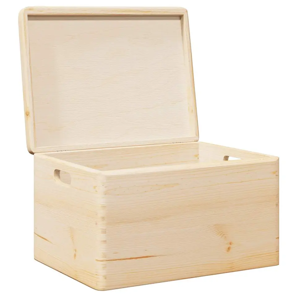 vidaXL - Houten Kist - Bruin - Grenenhout - 40 x 30 x 23 cm