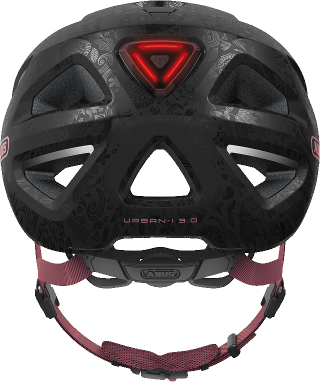 ABUS Urban-I 3.0 cykelhjelm LED Flower Art