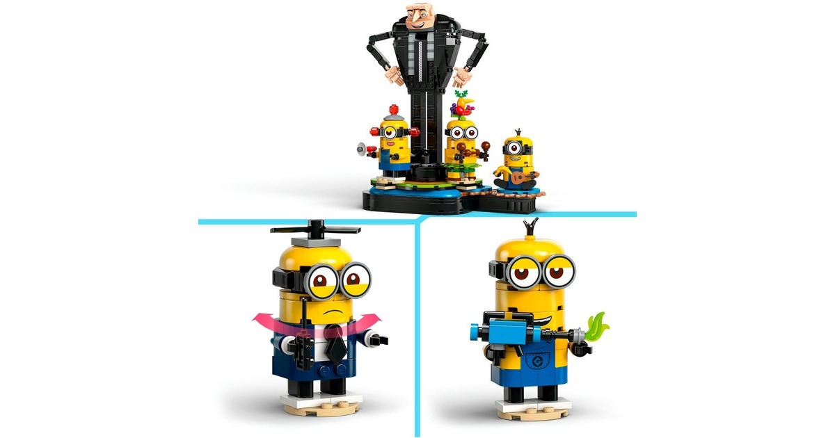 LEGOMinions - Bouwbare Gru en Minions Constructiespeelgoed  (75582)