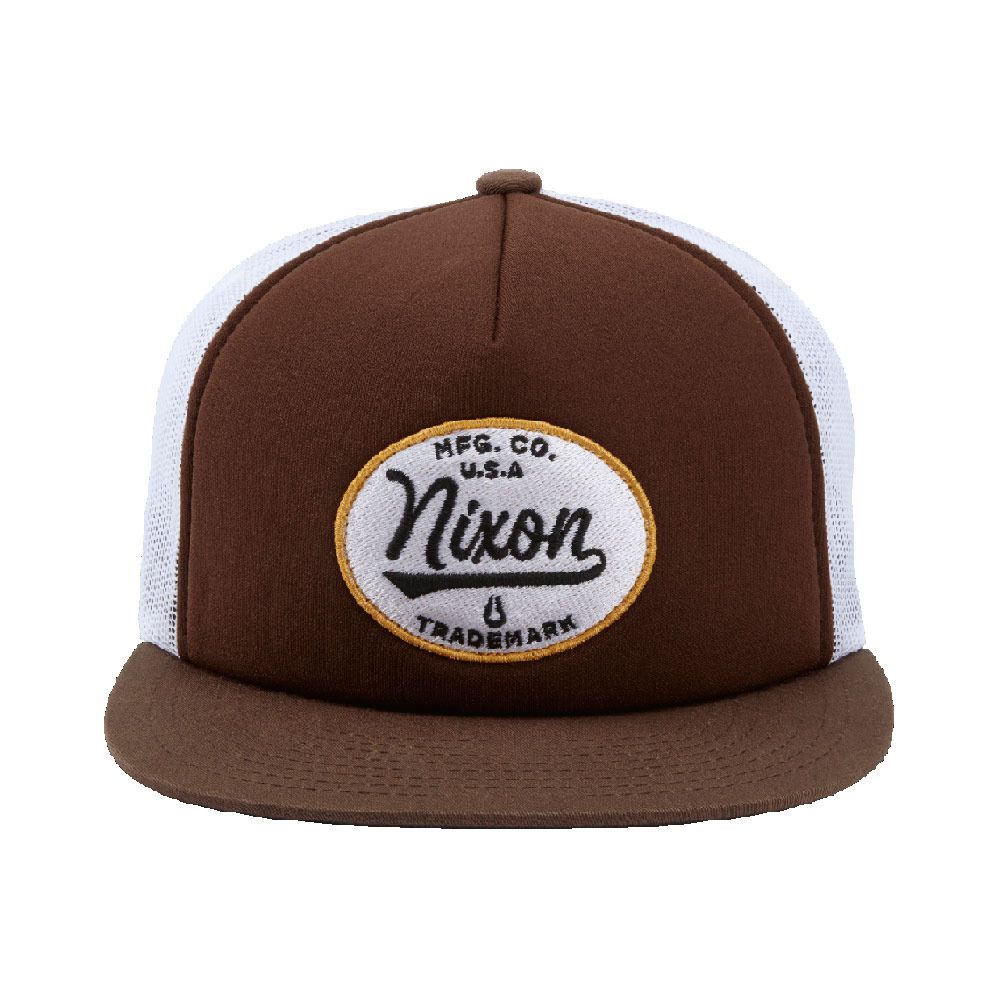 Nixon TIOGA - Casquette brown/white
