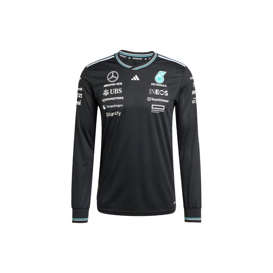 Adidas Maillot pilote manches longues noir authentique Mercedes - AMG Petronas Formula One Team