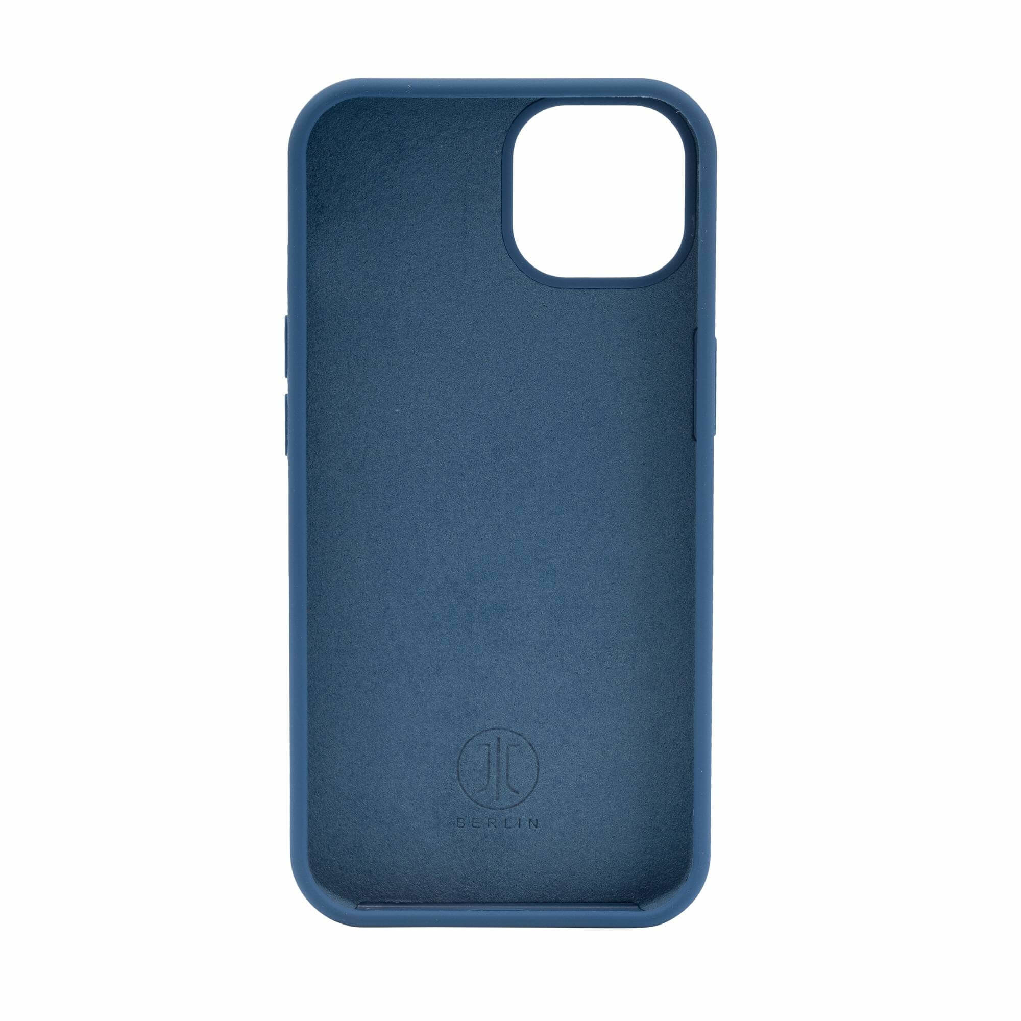 iPhone 14 Silikon Backcase Hülle Steglitz (10906) - Blau