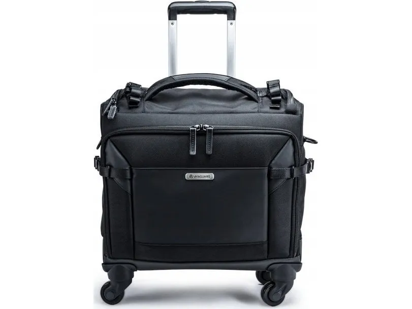 Vanguard VEO SELECT 42T BK, Trolley, Blød skal, Sort, 4 hjul, Baglomme, Frontlomme, Sidelomme, 146 x 62 x 330 mm