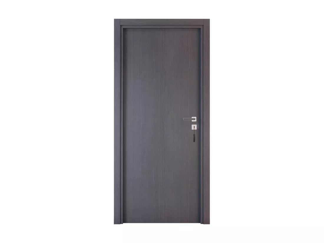 Bloc-porte pose fin de chantier collection Premium Miro, H.204 x l.93 cm, aspect chêne cendré, réversible