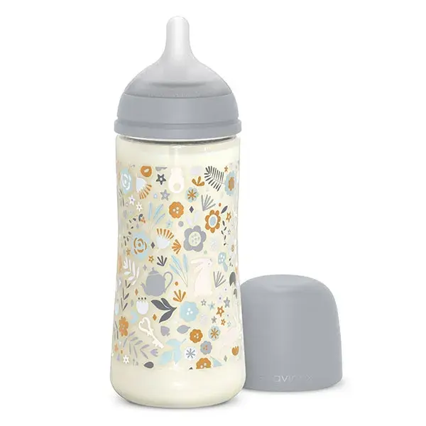 Mamadeira Suavinex Wonderland SXPro L com bico - Azul Wonderland - 360ml