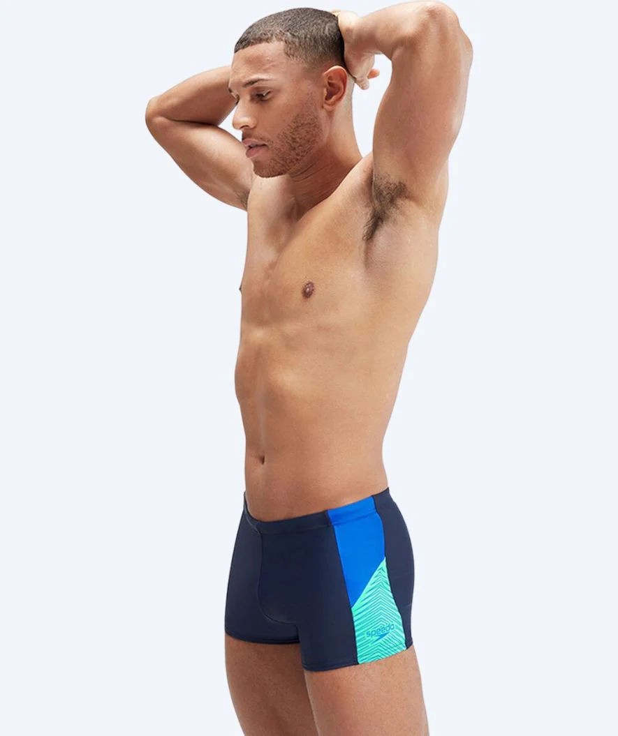 Speedo aquashorts til mænd - Dive - Mørkeblå/grøn