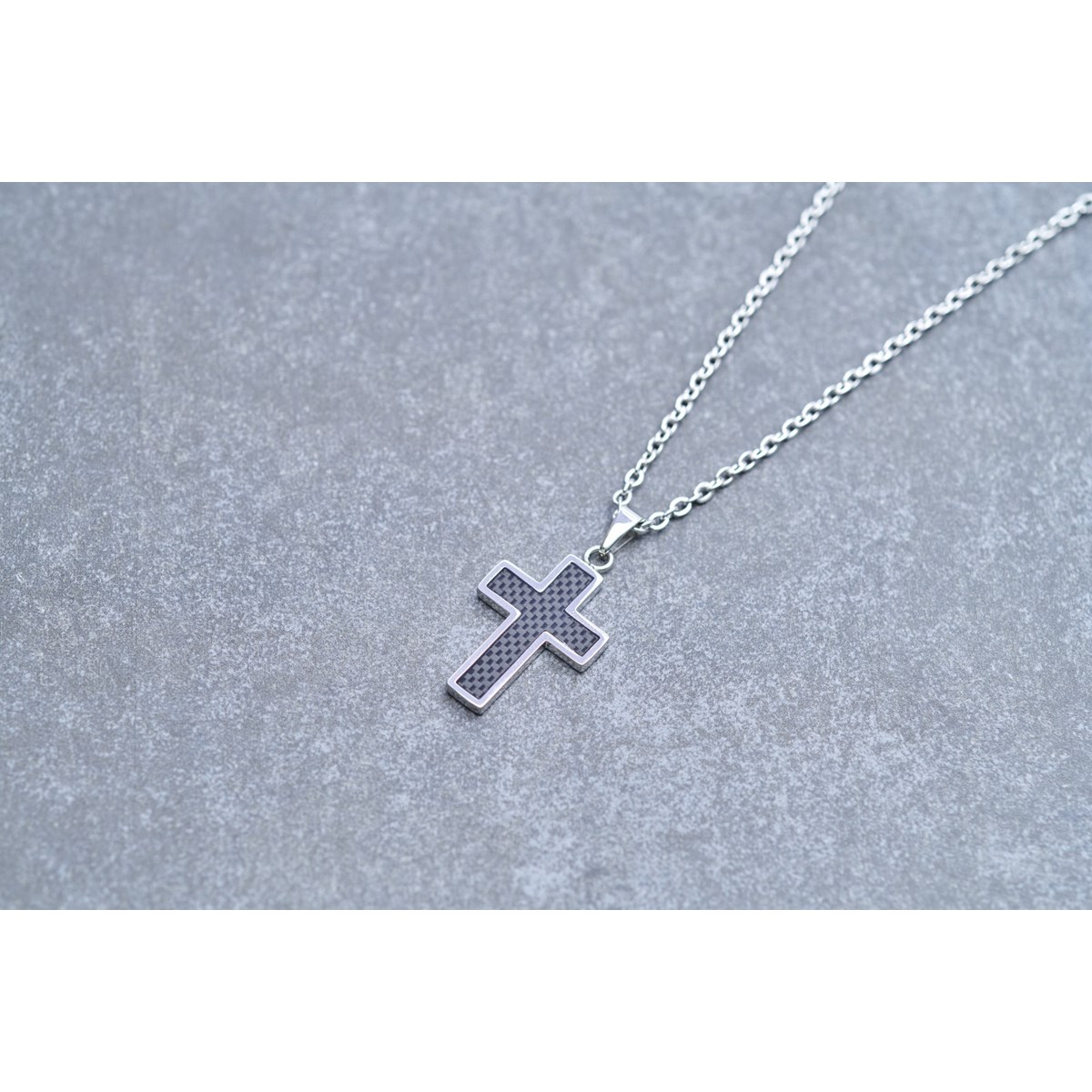 Collier mono-motif Cédric en Acier 316L