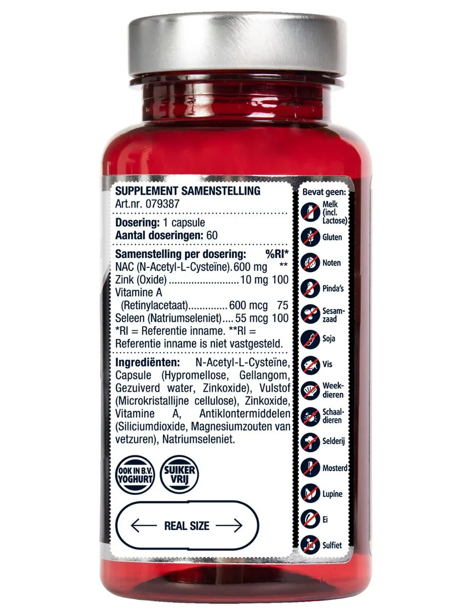 NAC+ 60 capsules