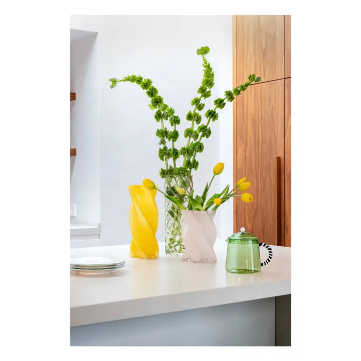&Klevering Théière en verre Duet | Vert