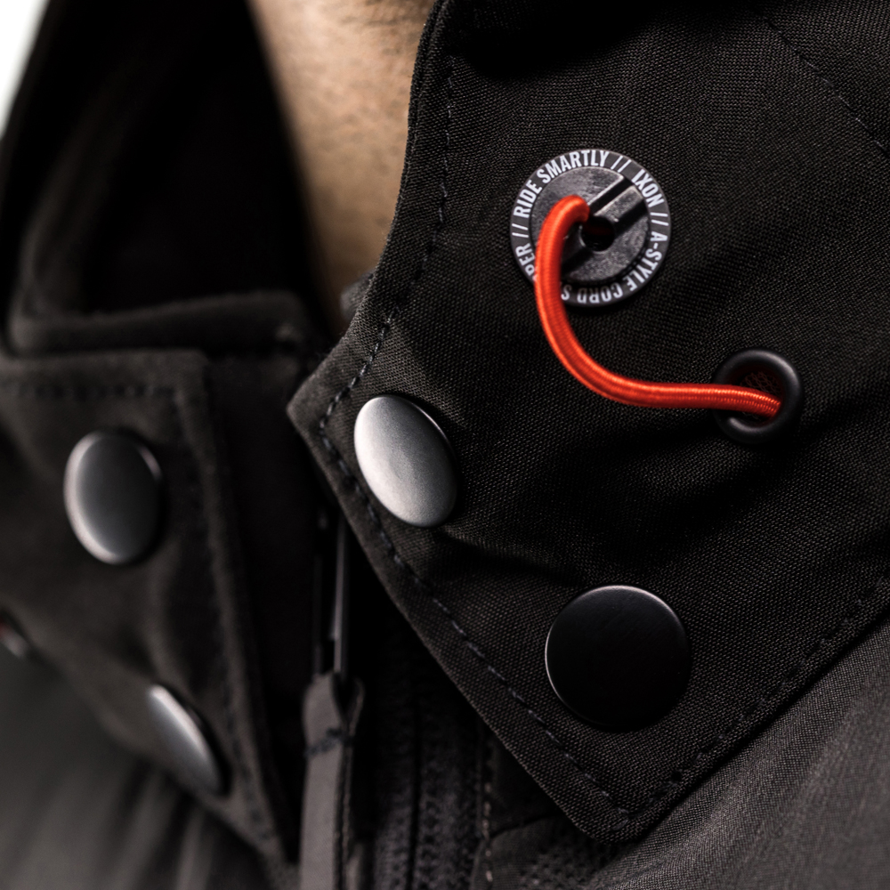 Ixon - Blouson Fary Noir / Anthracite / Rouge