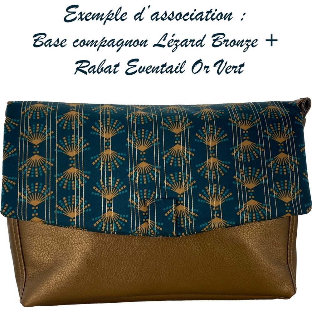 Rabat Sac Compagnon Eventail Or Vert