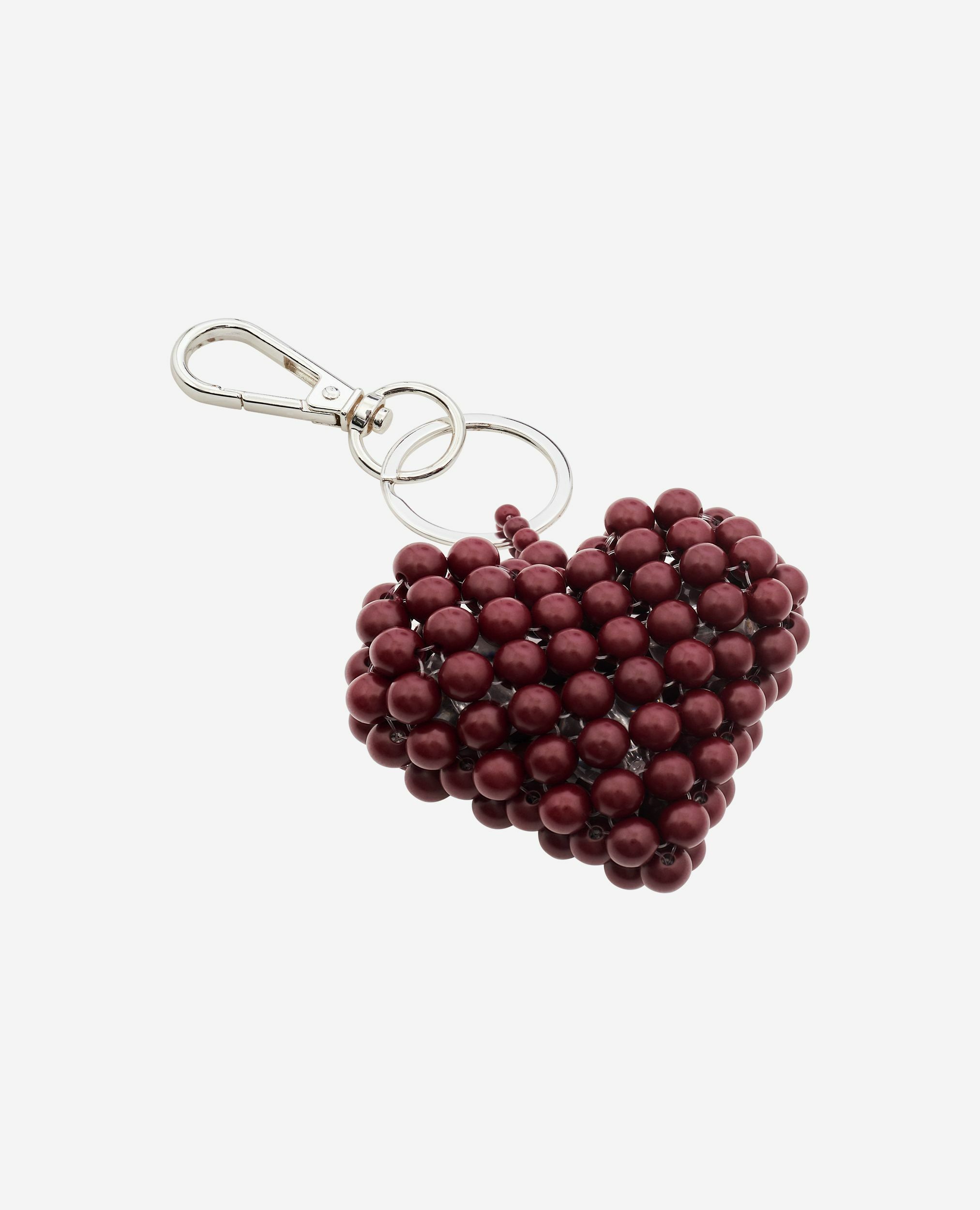 Bijou de sac cœur bordeaux