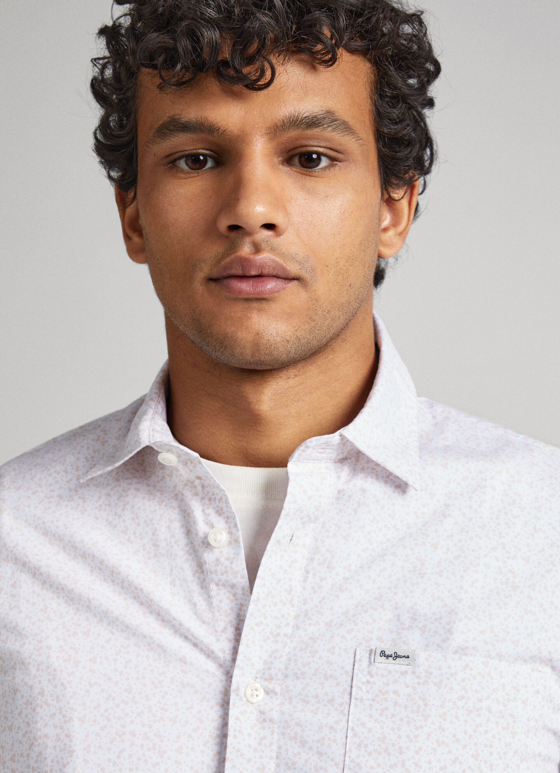 CAMISA SLIM FIT FLOWER - rosa spritzer
