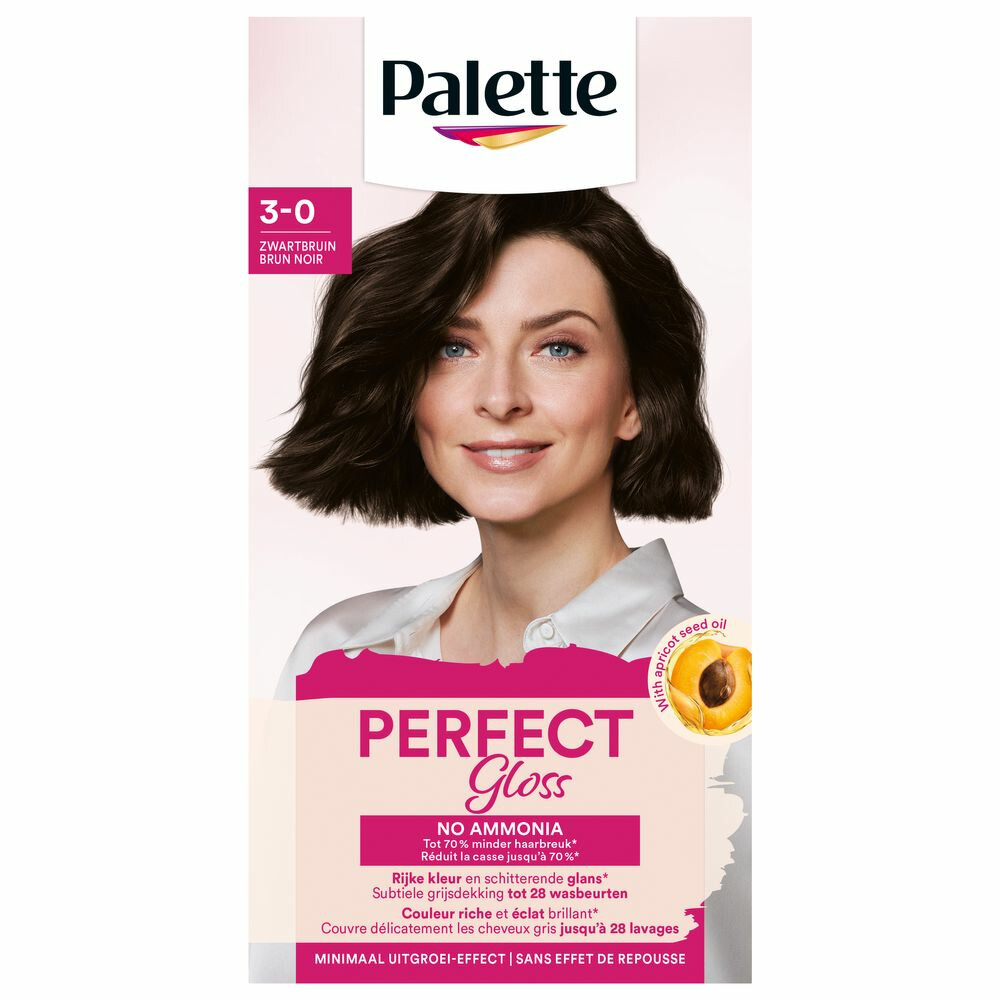 Poly Palette Perfect Gloss 3-0 Zwart Bruin