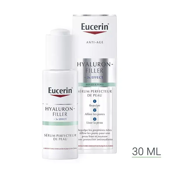 Eucerin Hyaluron-Filler +3x Effect Sérum Anti-Idade Aperfeiçoador da Pele 30ml