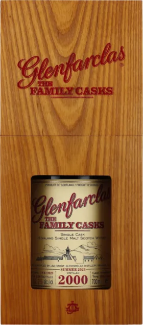 GLENFARCLAS VINTAGE 2000 FAMILY CASKS 70CL
