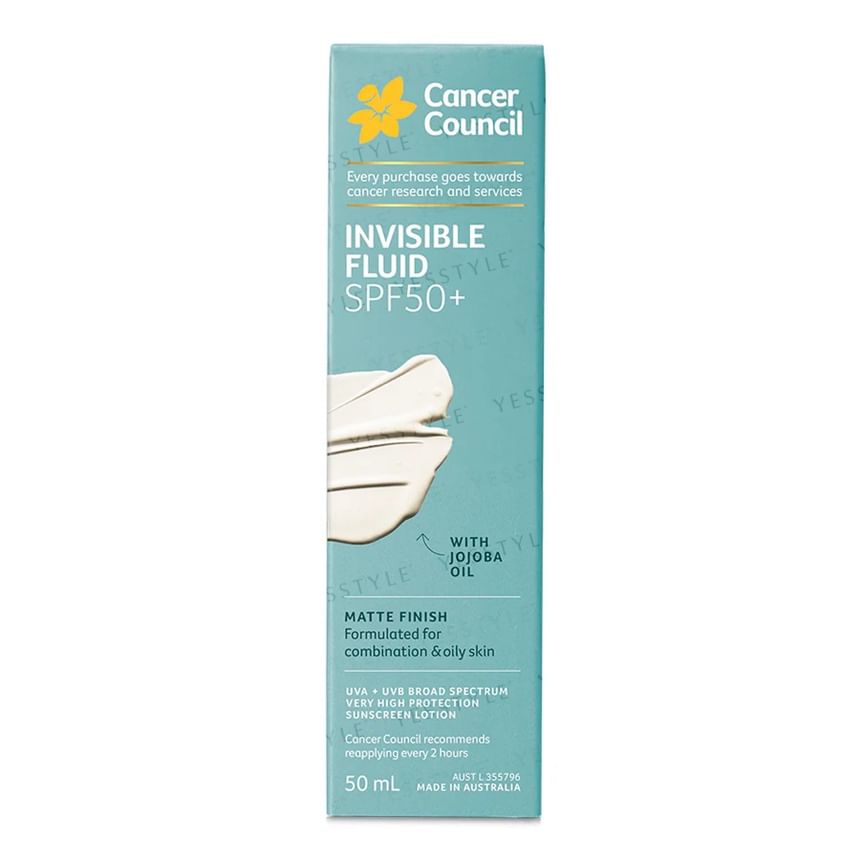 Kankerraad - Onzichtbare vloeistof SPF 50+