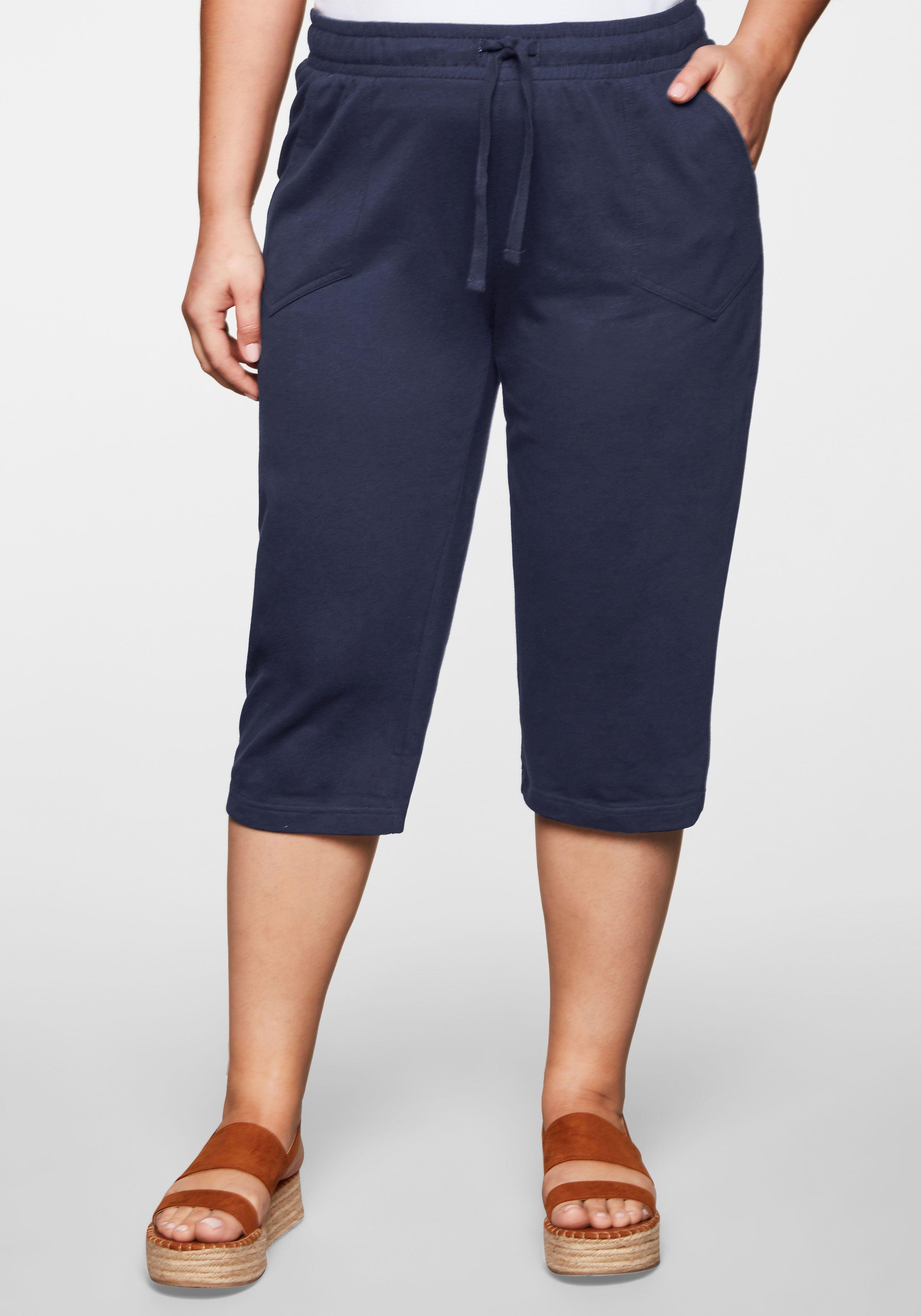 3/4-Hose mit Schlupfbund, aus Jersey