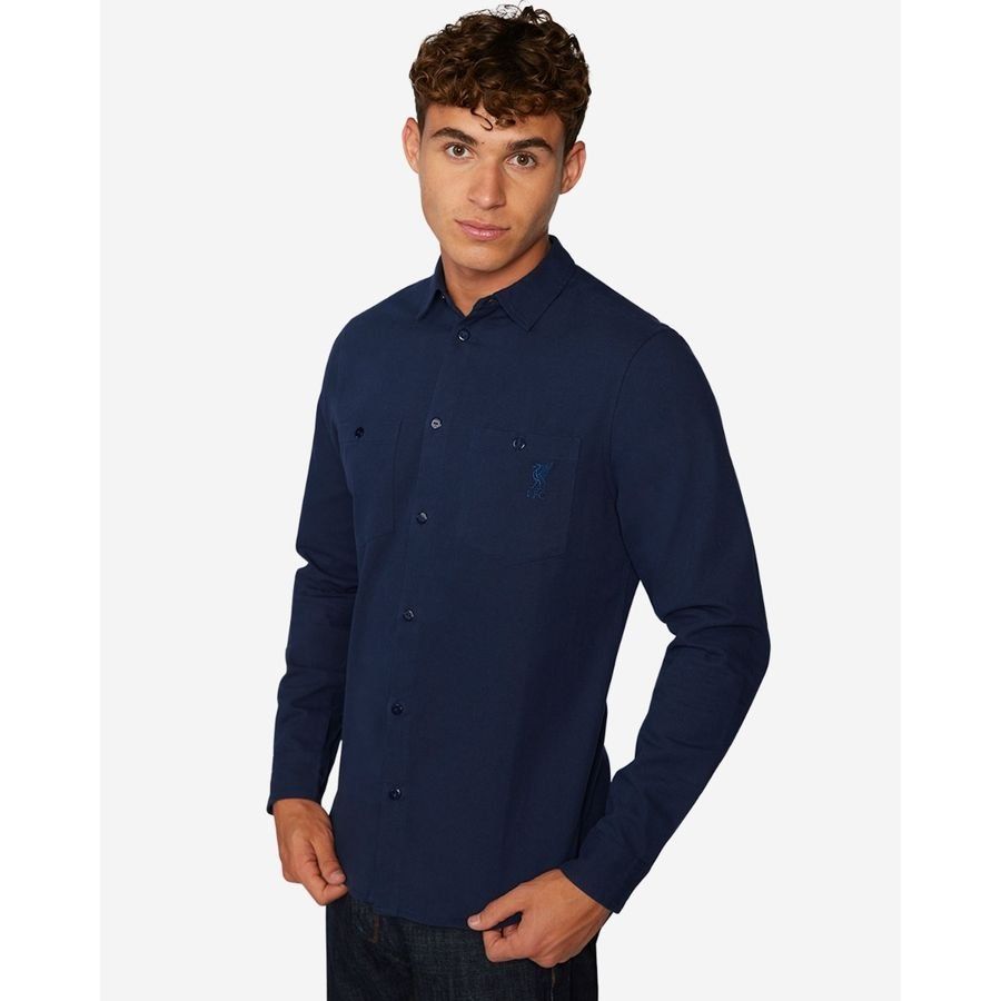 Liverpool Maillot Pocket - Bleu Marine