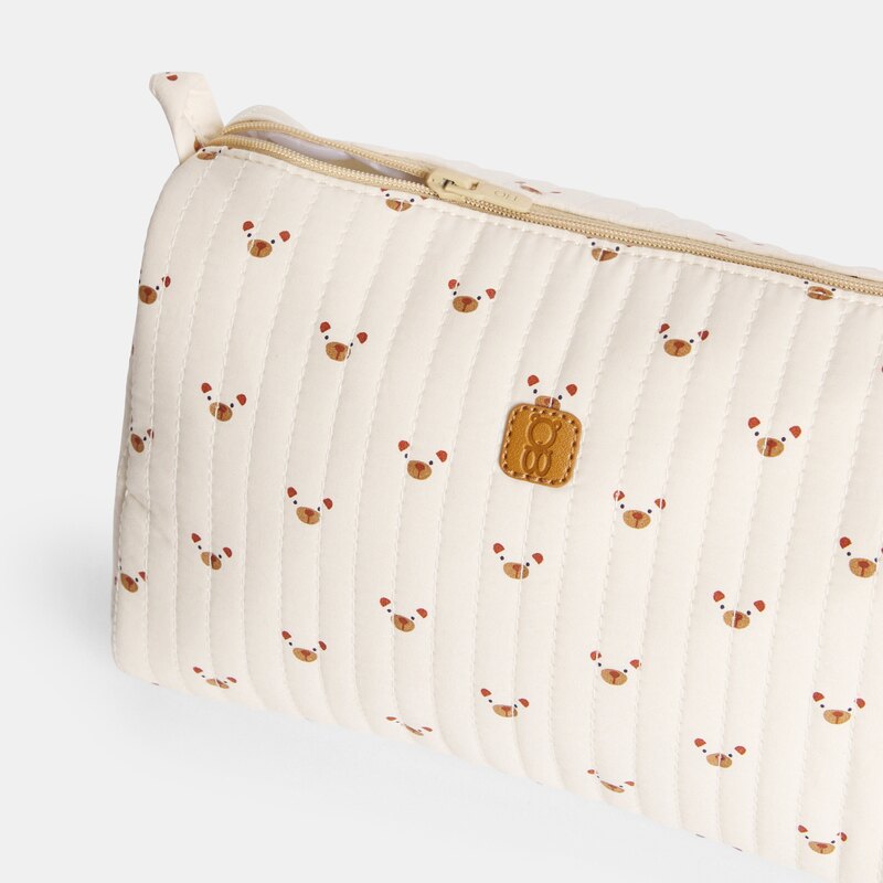 Trousse de toilette ours bébé garçon Marron