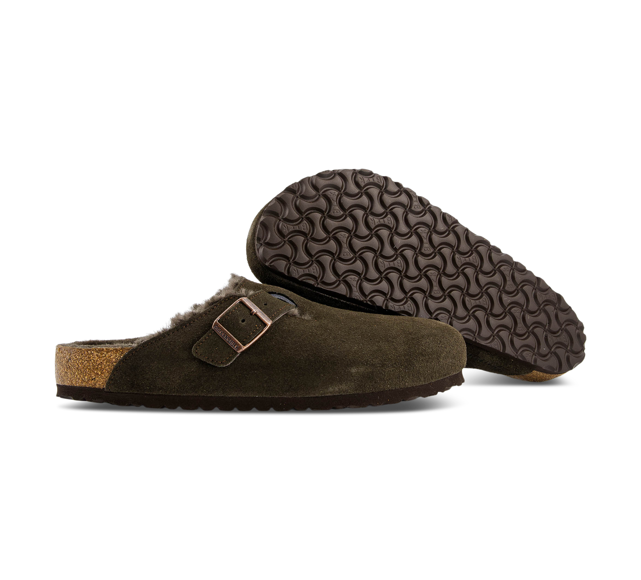 Birkenstock Boston - Geschlossene Hausschuhe braun