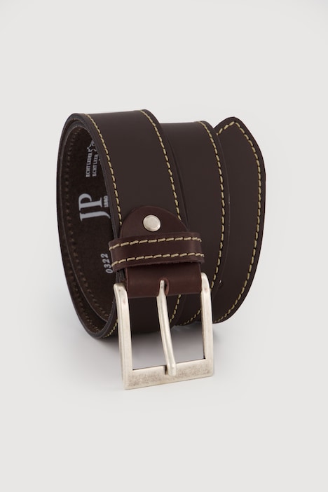 Leder-Gürtel, PullUp-Leder, Metall-Schließe, 4 cm breit, bis Gr. 170cm