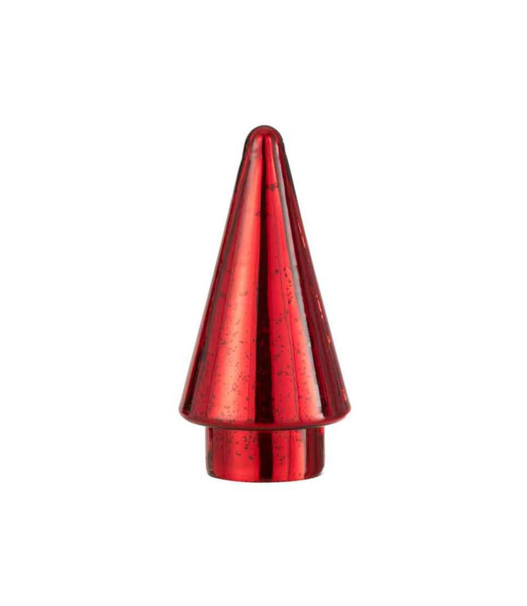 Paris Prix - Sapin De Noël En Verre led 19cm Rouge
