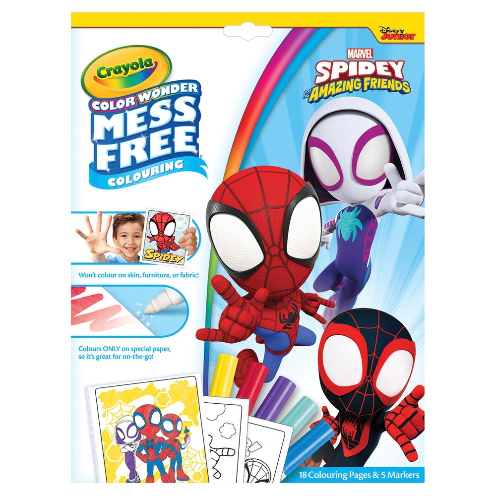 Crayola Colour Wonder Spidey und seine tollen Freunde Malbuch