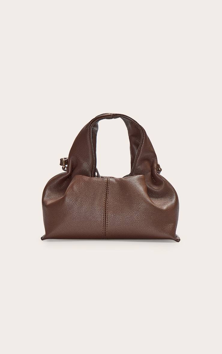 Chocolat Mini Sac À Main Slouchy En Synthétiquecuir