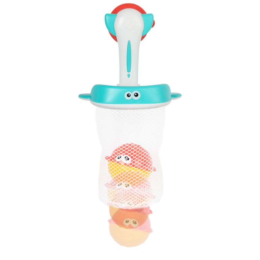 Jouet de bain avec panier - Ecru
