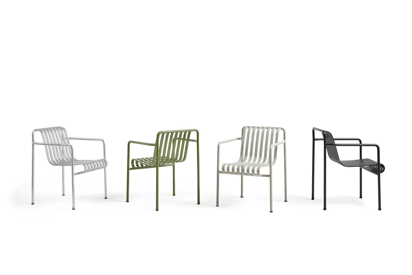 HAY  Palissade Dining Armchair havestol - Sky Grey