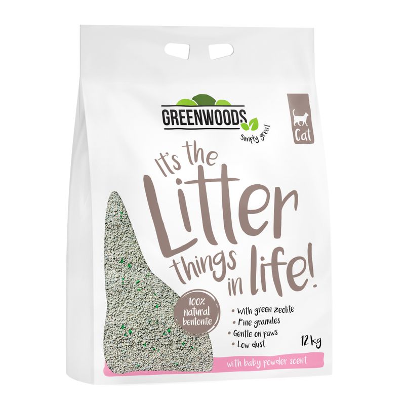 Litière Greenwoods en argile naturelle et zéolite