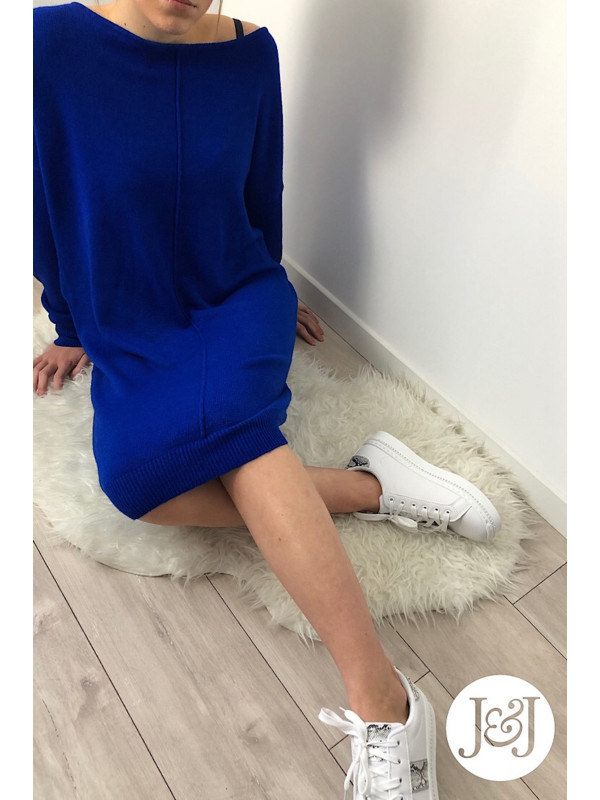 Robe Pull Bleue 'Kuala Lumpur'