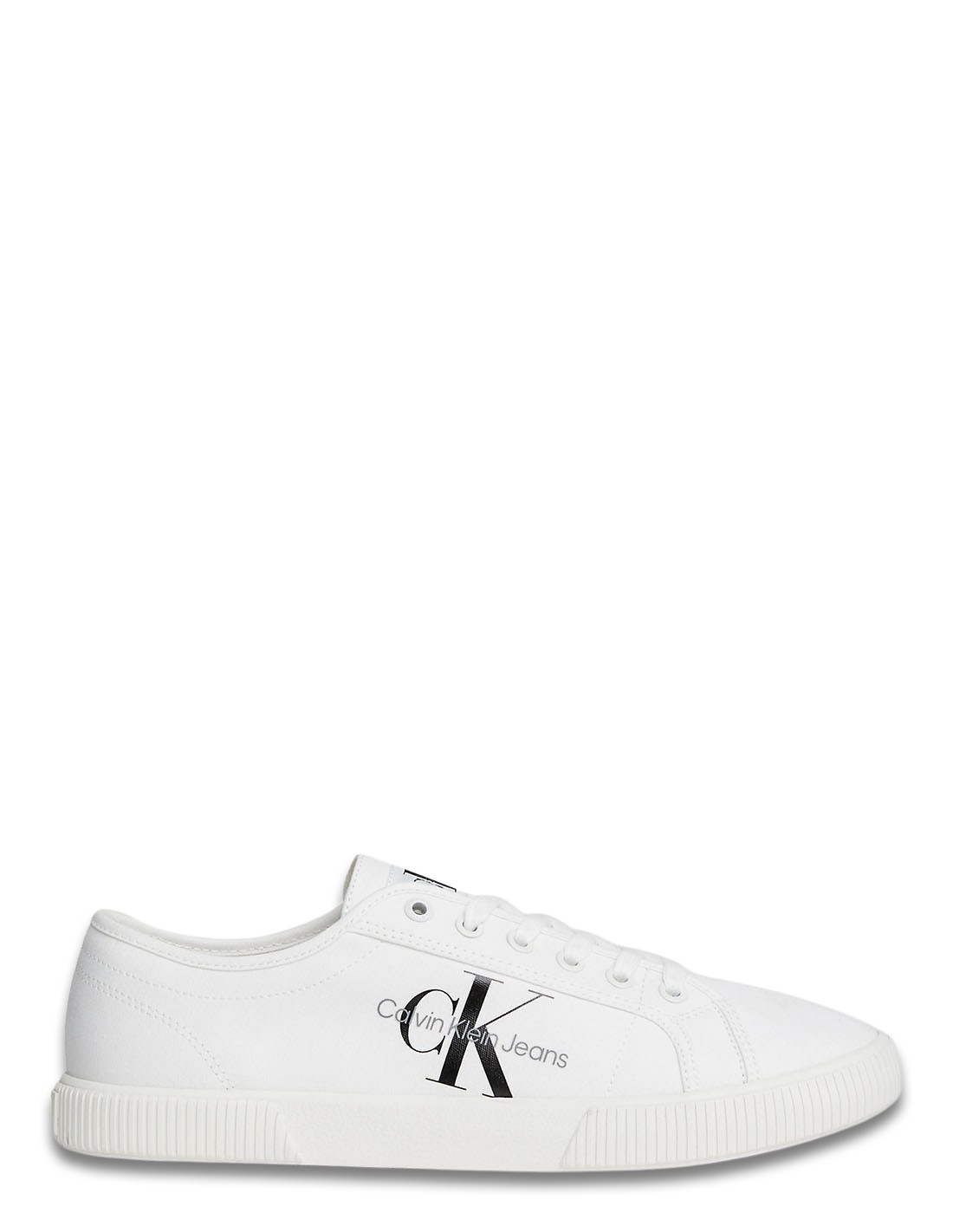 calvin klein Baskets de ville homme ess vulcanized low toile blanc
