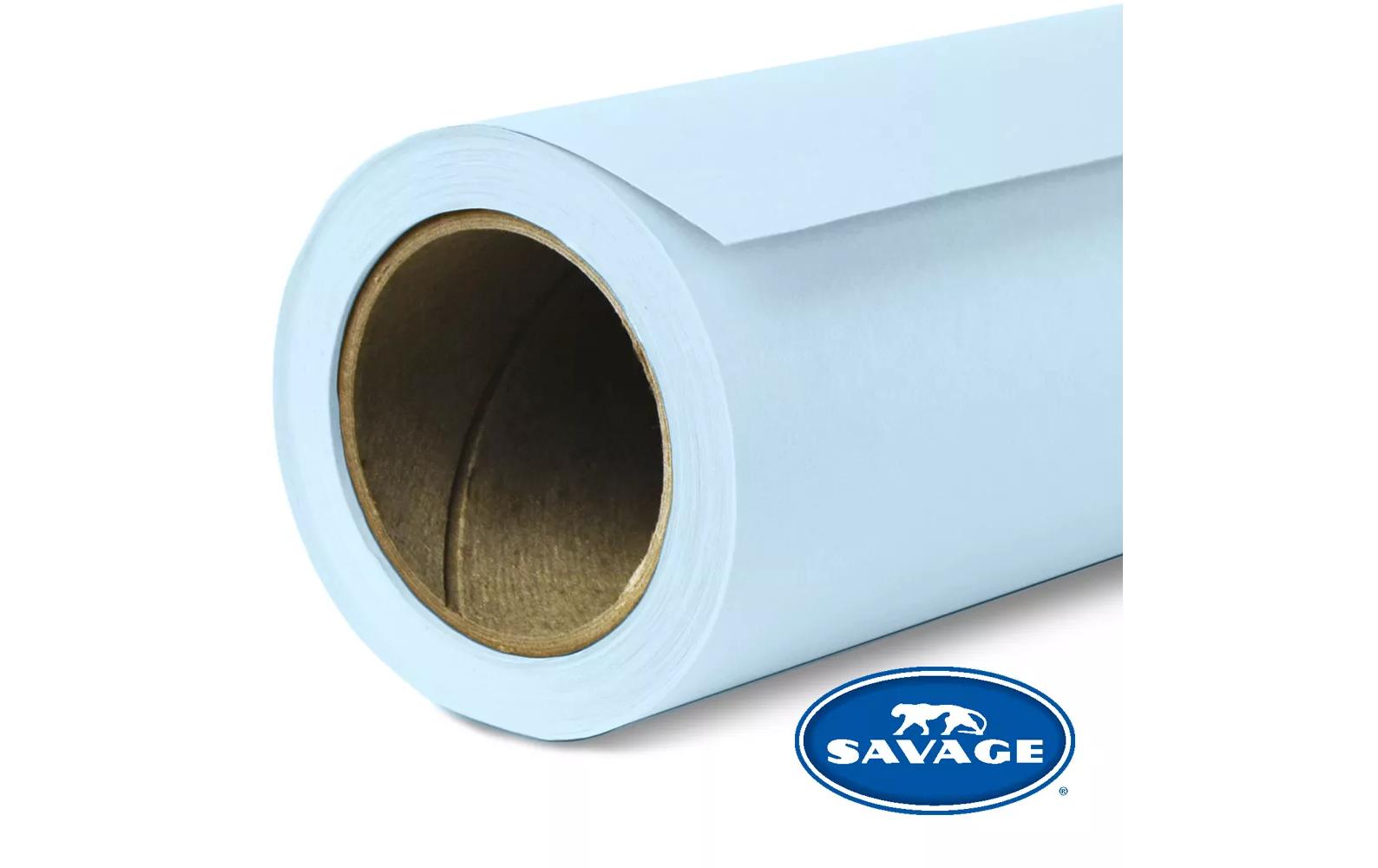 Hintergrund Papier 2.72 x 11m Blue Mist<br>Das Hintergrundpapier von Savage