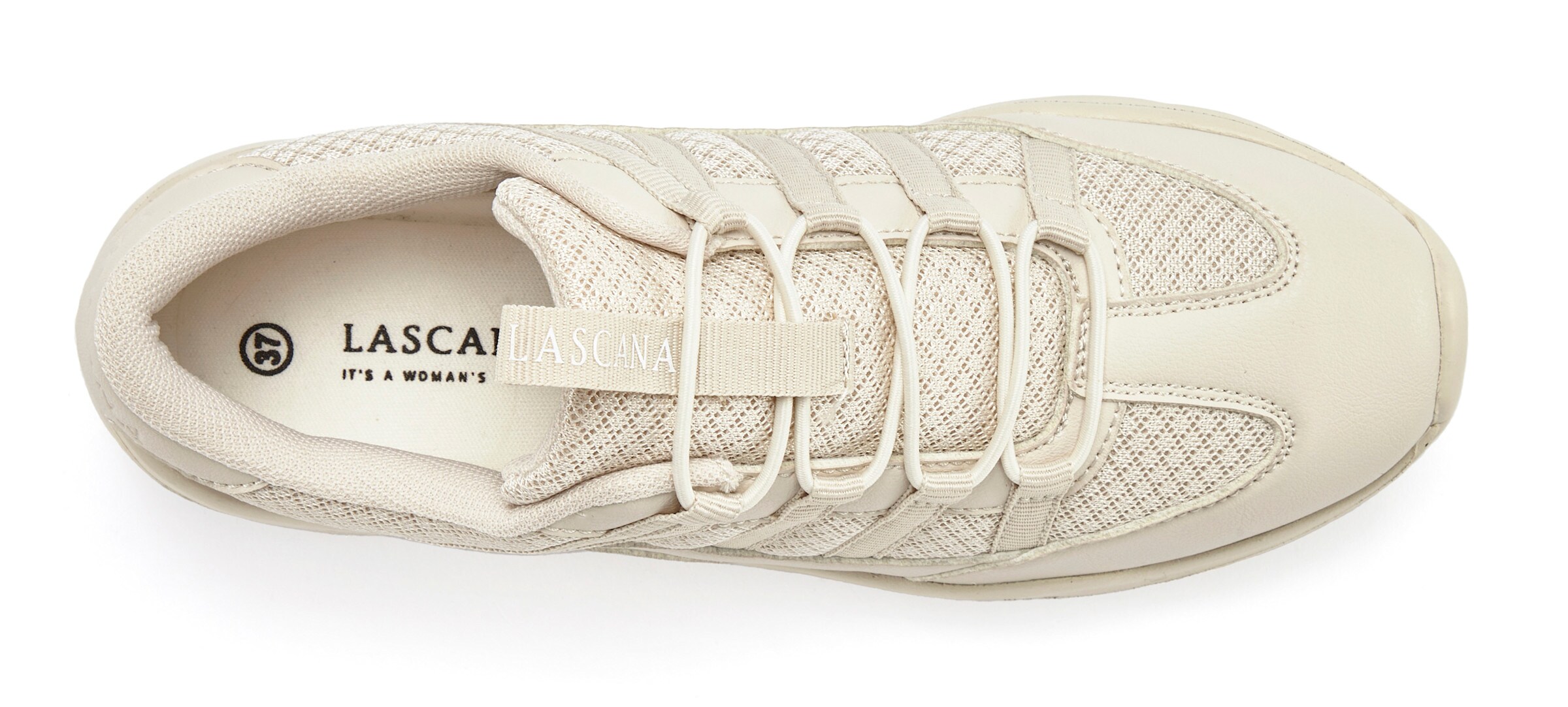 LASCANA Sneaker in beige