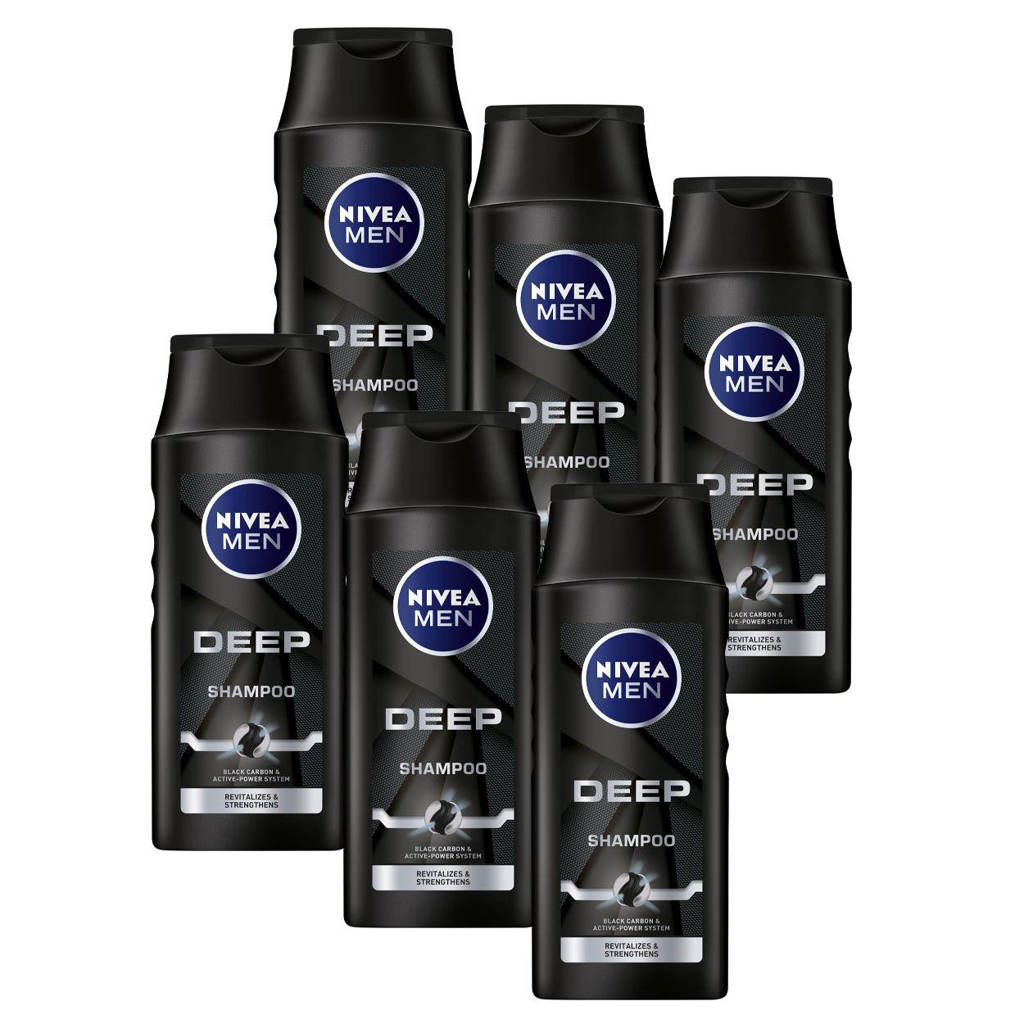 Deep Shampoo 6 x250 ml - voordeelverpakking