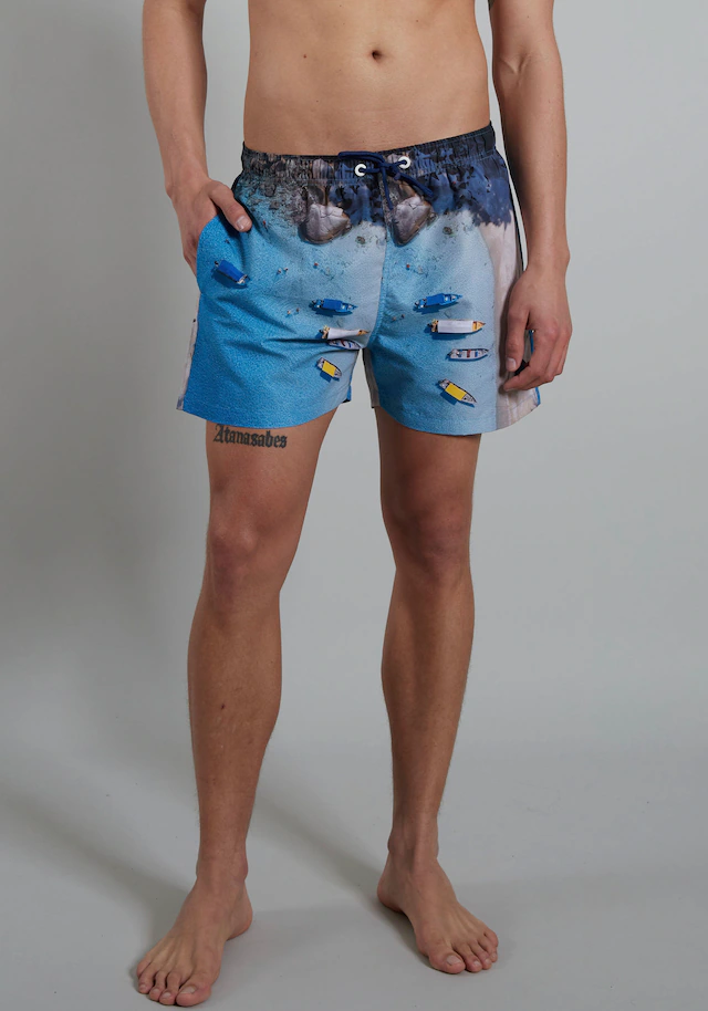 CECEBA Badeshorts , mit tollem Print für warme Sommertage, bequem, schnelltrocknend